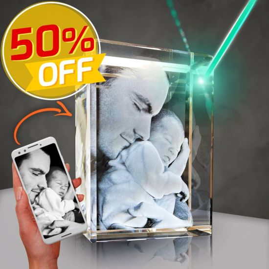 3D Crystal Rectangle Tall