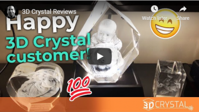 Happy 3D Crystal customer!