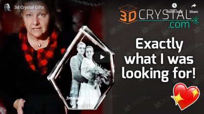 "I am so excited! A little story on why I choose 3DCrystal.com"